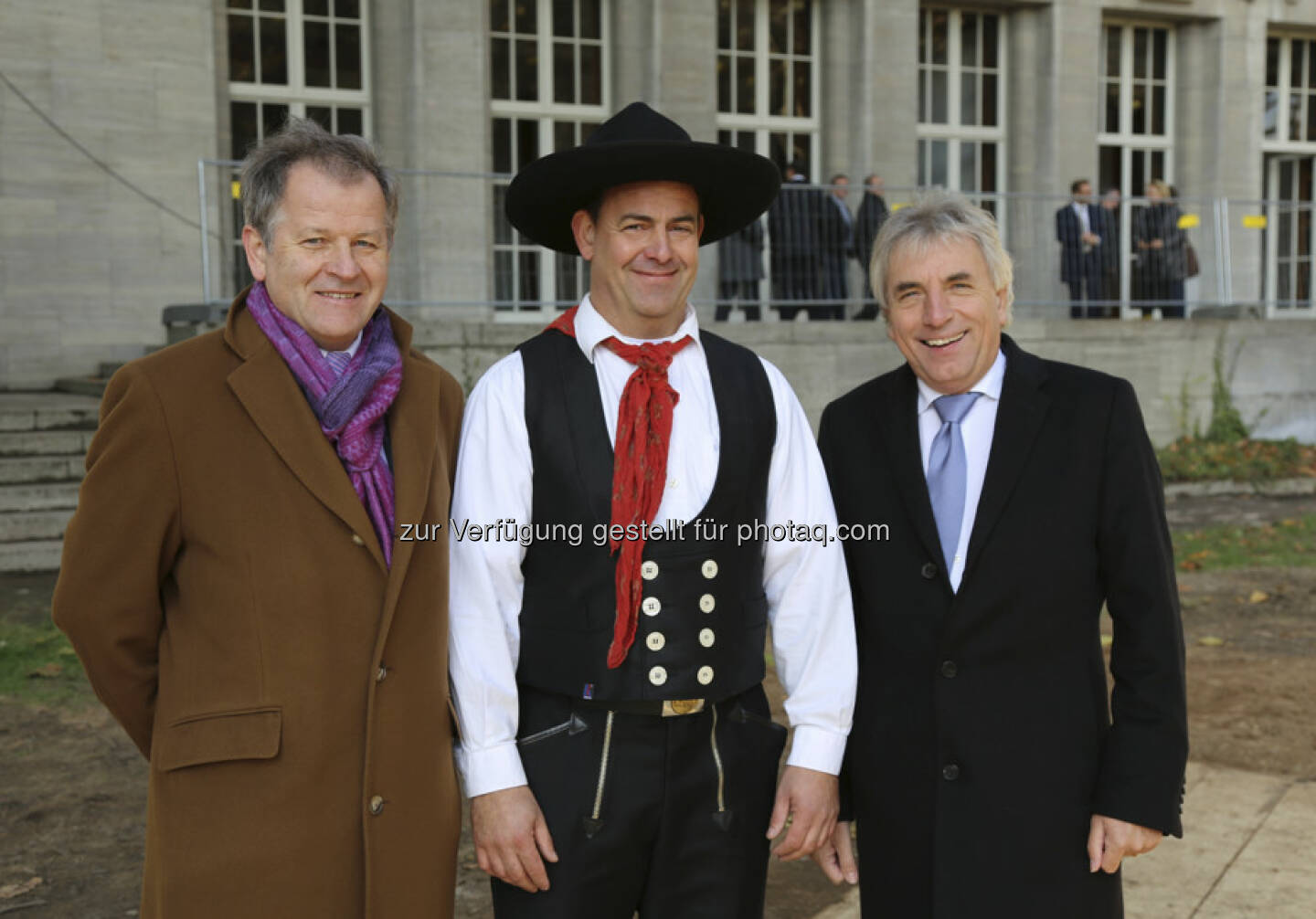 Eduard Zehetner, Mario Lachmann, Oberbürgermeister Jürgen Roters beim Gerling Quartier Richtfest Köln (c) Immofinanz