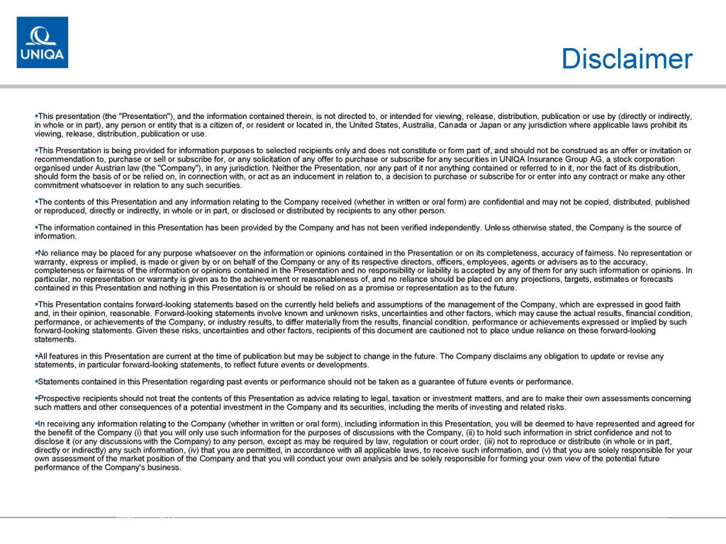 Uniqa - Disclaimer (01.03.2019) 