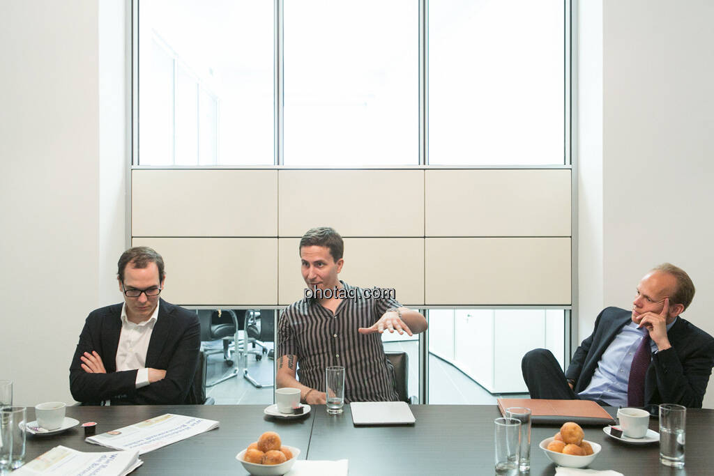  Nikolaus Jilch (Die Presse), Robert Zikmund (FM4), Ronald Stöferle (Incrementum), © finanzmarktfoto.at/Martina Draper (19.06.2013) 