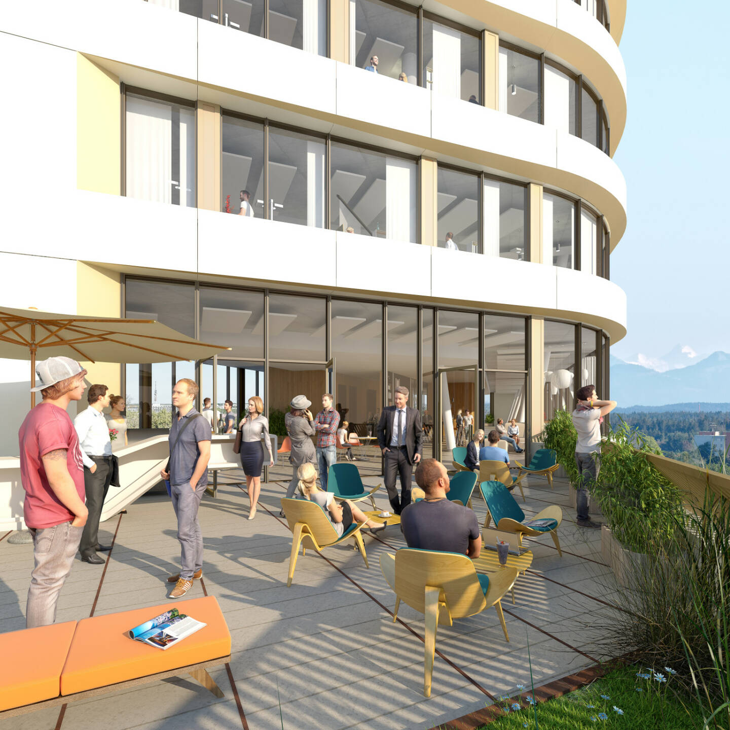 CA Immo, Gebäudekomplex Neo in München, Credit: CA Immo
blick in richtung osten
stand: september 2016