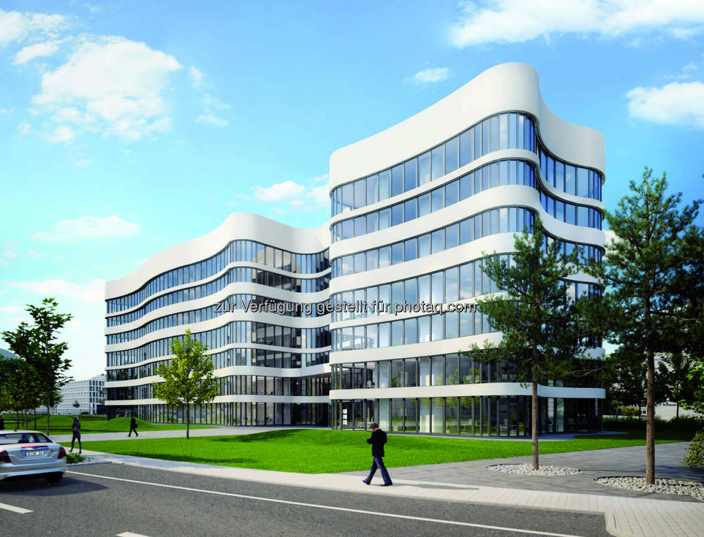 Immofinanz: Grundsteinlegung für das Panta Rhei-Bürogebäude am Düsseldorfer Flughafen