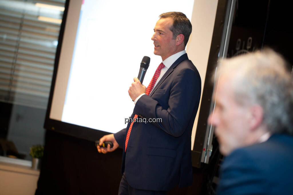 Pascal Schmidt (Marinomed), Christian Drastil (BSN), © Michaela Mejta, photaq.com  (19.03.2019) 