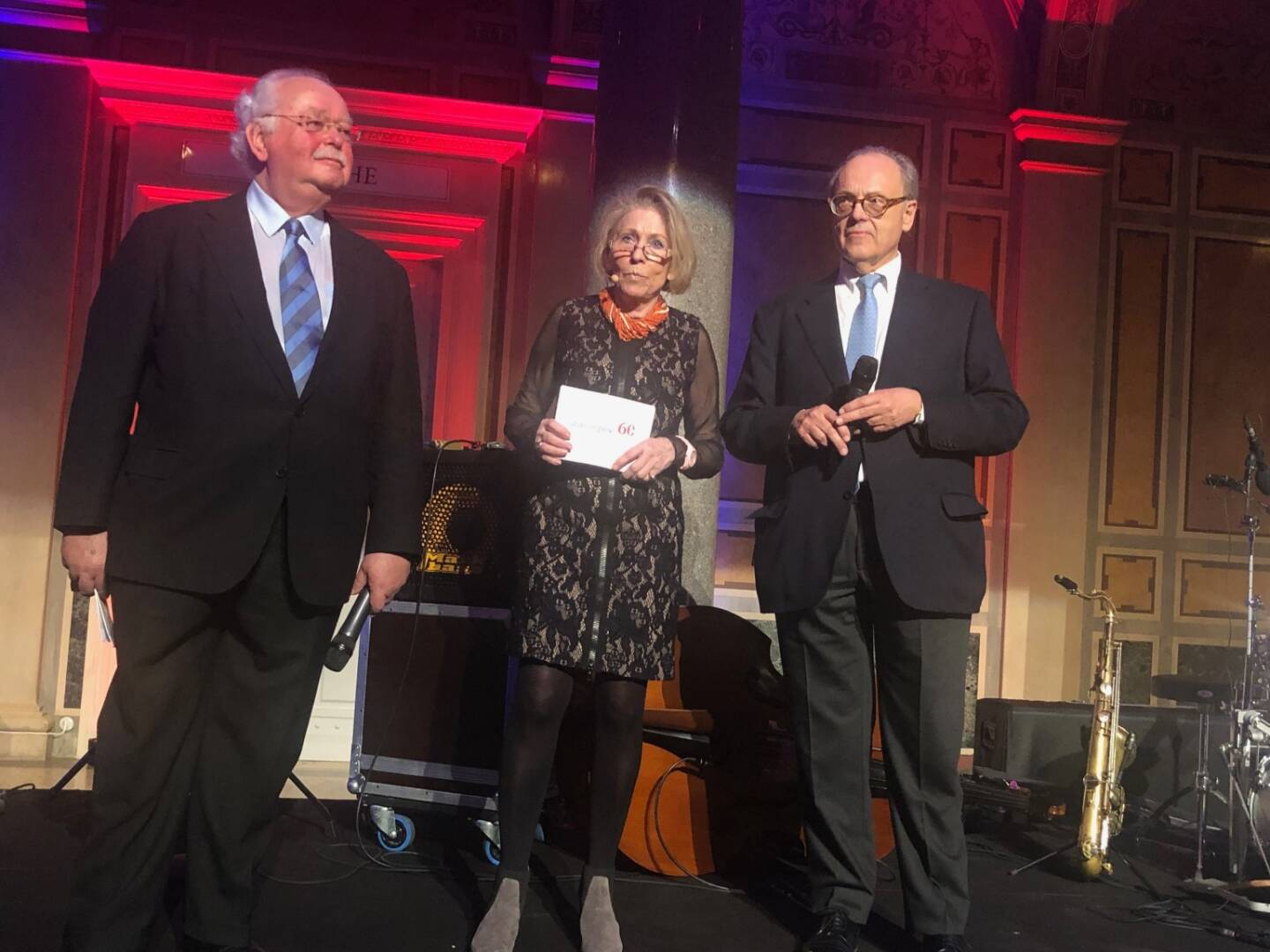 60 Jahre Warimpex, Feier im MAK, Georg Folian, Liliana Nelska, Franz Jurkowitsch