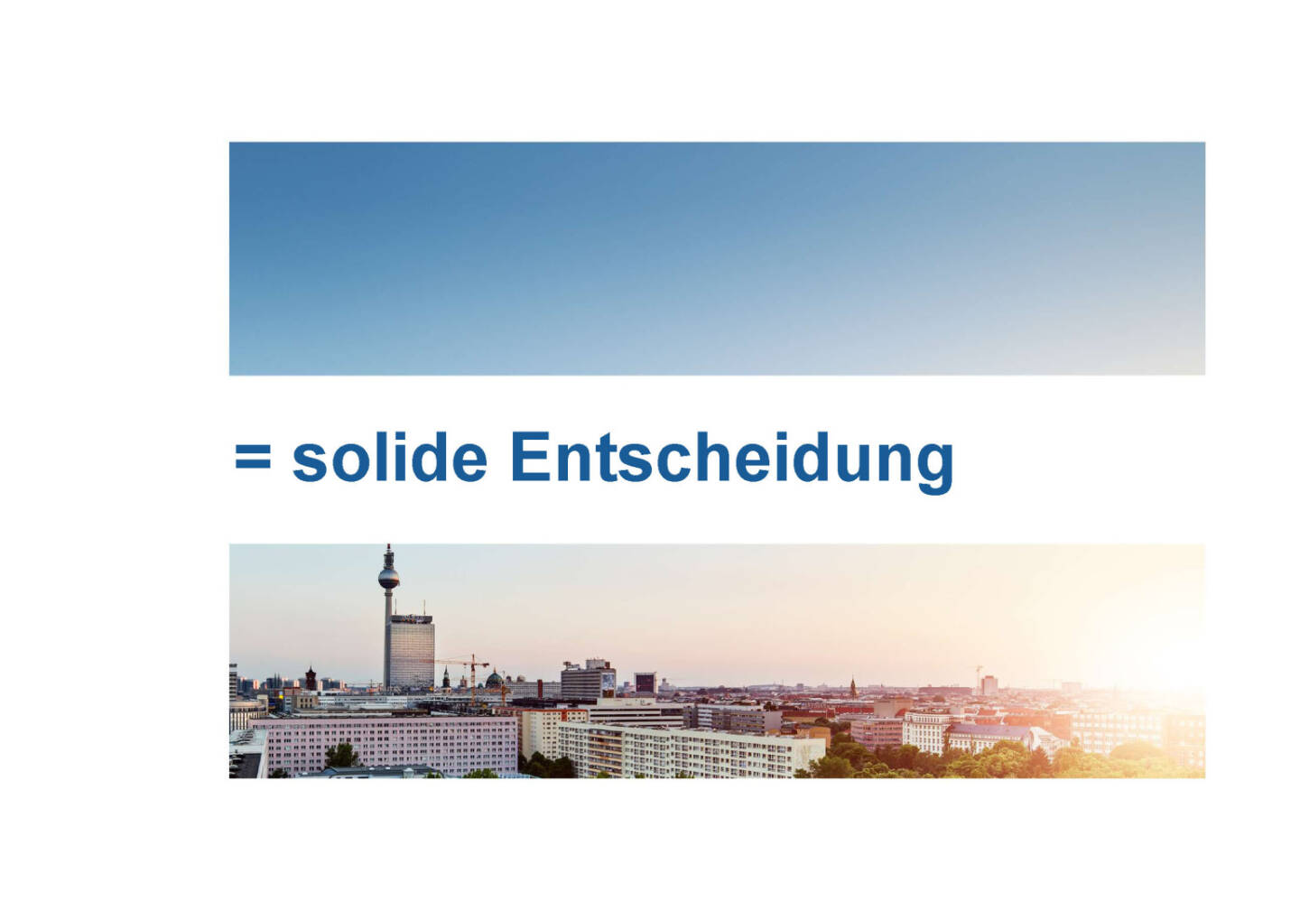 S Immo - solide Entscheidung