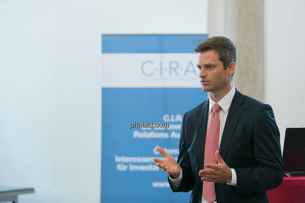 Thomas Melzer (Wolford) beim 5. Small Cap Day - Wiener Börse / C.I.R.A., © finanzmarktfoto.at/Martina Draper (20.06.2013) 