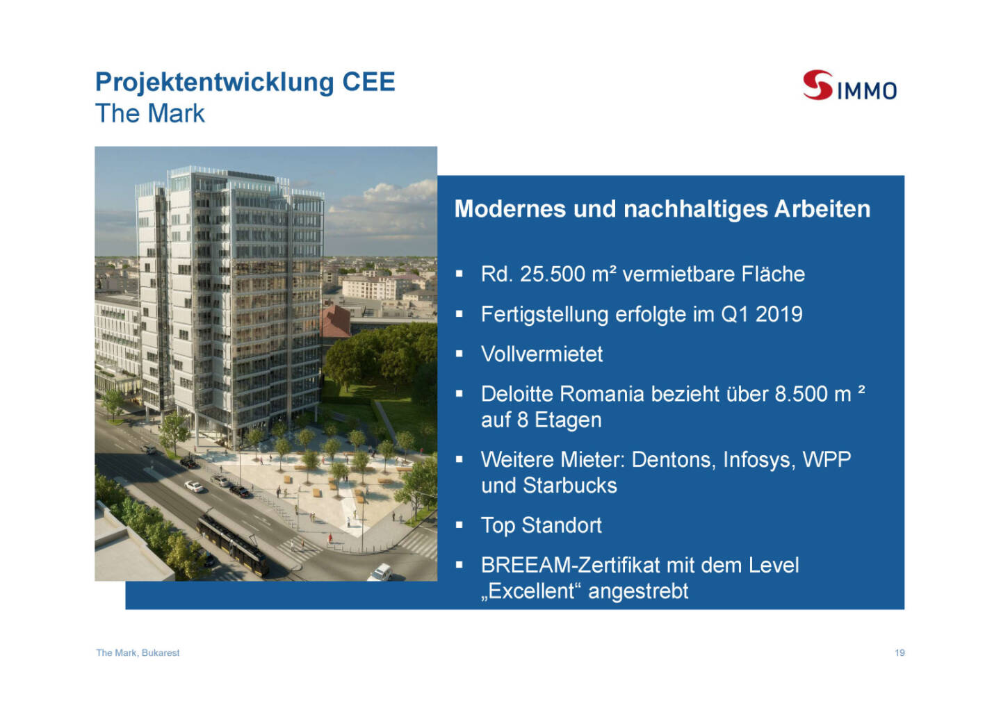 S Immo - Projektentwicklung CEE The Mark