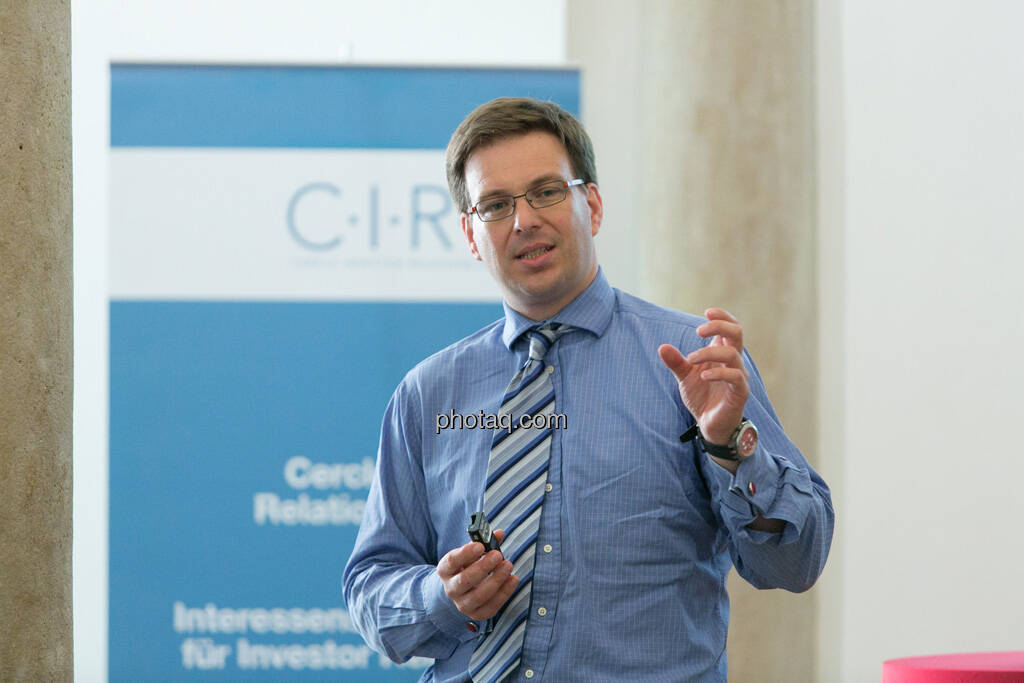 Martin Theyer (AT&S) beim 5. Small Cap Day - Wiener Börse / C.I.R.A., © finanzmarktfoto.at/Martina Draper (20.06.2013) 