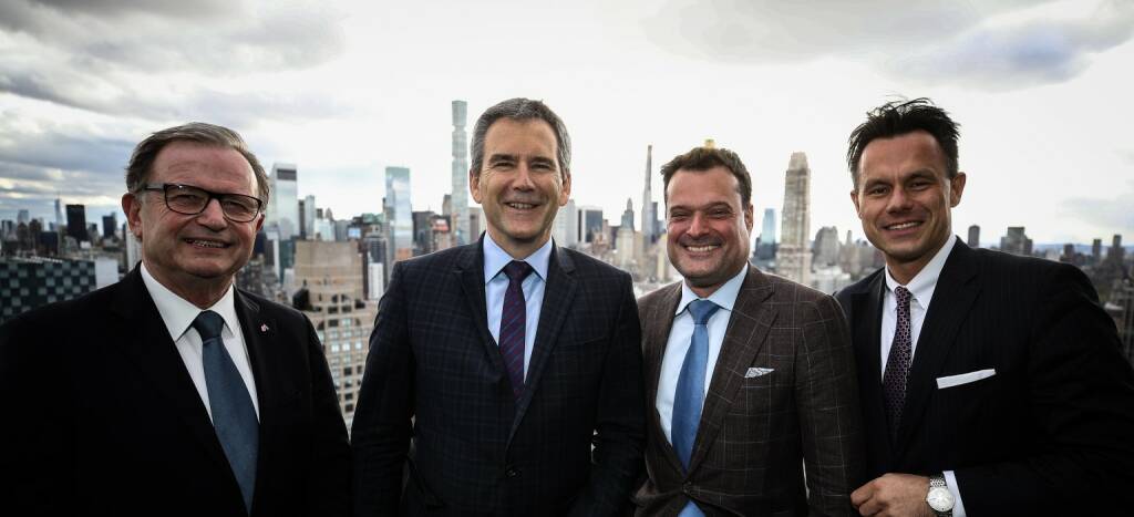 New York Roadshow 2019 mit Finanzminister Hartwig Löger, Börse-Chef Christoph Boschan ...Credit: Wiener Börse, © Aussender (17.04.2019) 