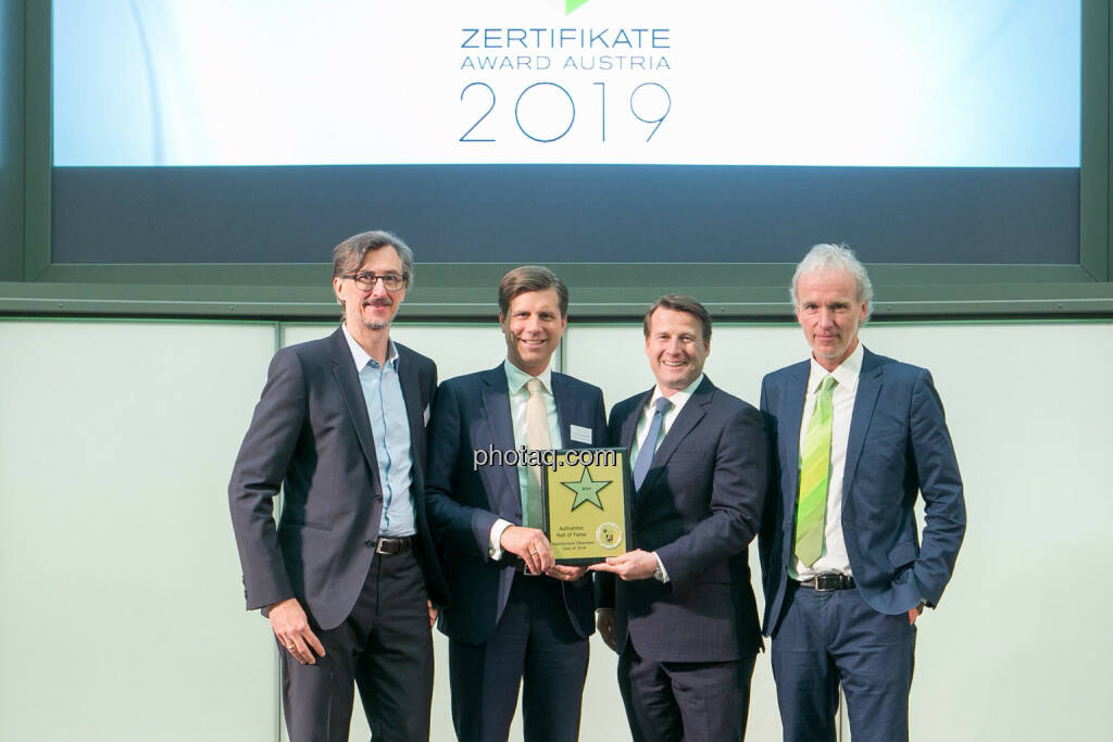 Josef Chladek (BSN), Henning Bergmann (DDV), Lars Brandau (DDV), Christian Drastil (BSN), © Martina Draper/photaq (10.05.2019) 