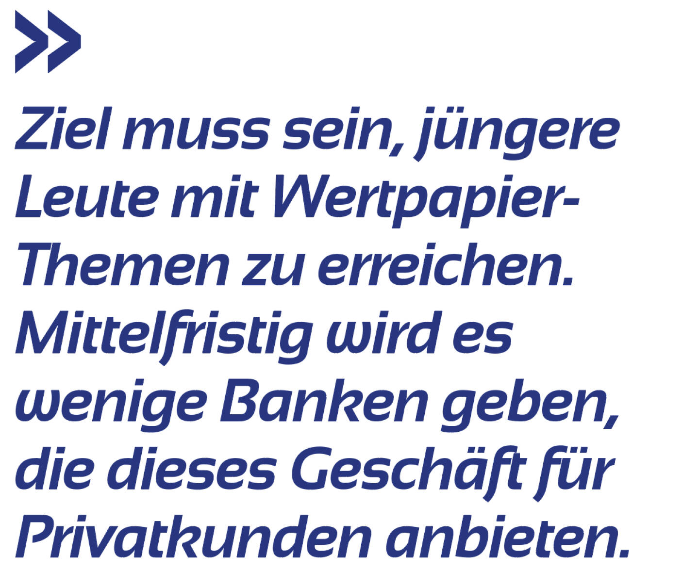 Ziel muss sein, jüngere Leute mit Wertpapier-Themen zu erreichen. Mittelfristig wird es wenige Banken geben, die dieses Geschäft für Privatkunden anbieten.
Peter Bosek