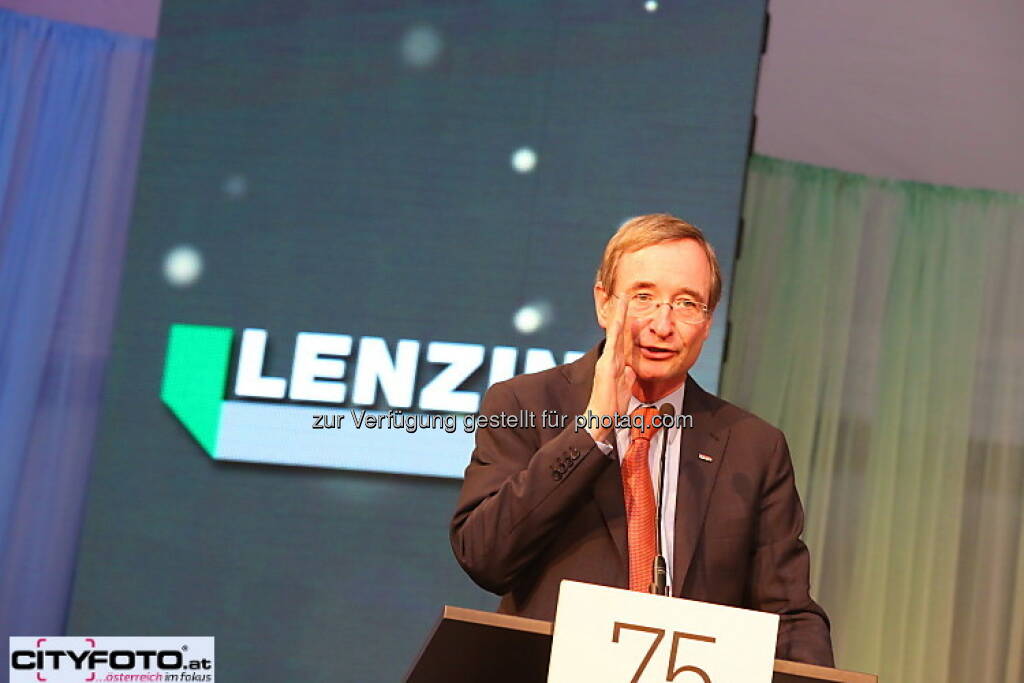 75 Jahre Lenzing: Christoph Leitl, © cityfoto.at (23.06.2013) 