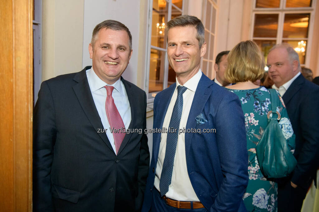 Eduard Berger (Wiener Privatbank), Thomas Melzer, © Wiener Börse AG/APA-Fotoservice (24.05.2019) 