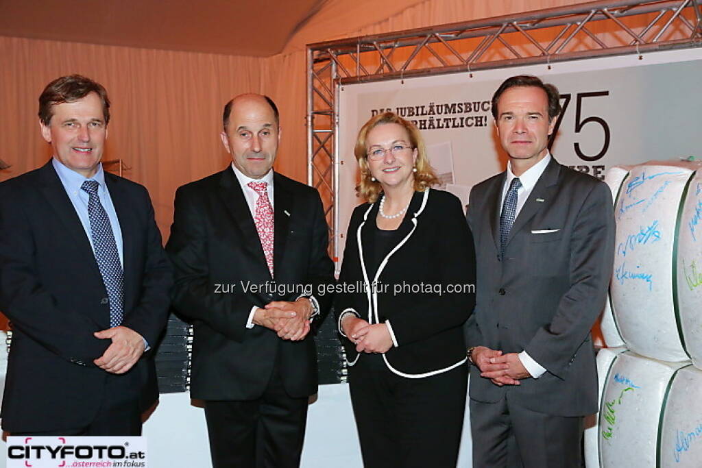 75 Jahre Lenzing: Peter Untersperger, Maria Fekter, © cityfoto.at (23.06.2013) 