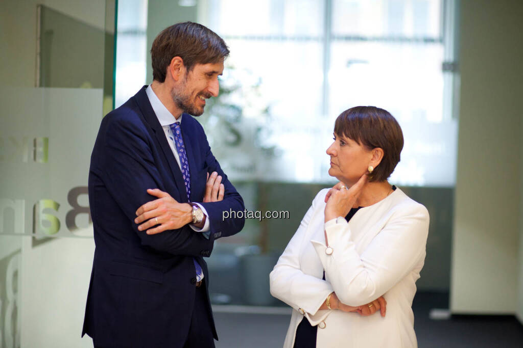 Christoph Moser (Weber & Co.), Herta Stockbauer (BKS), © Michaela Mejta, photaq.com  (29.05.2019) 