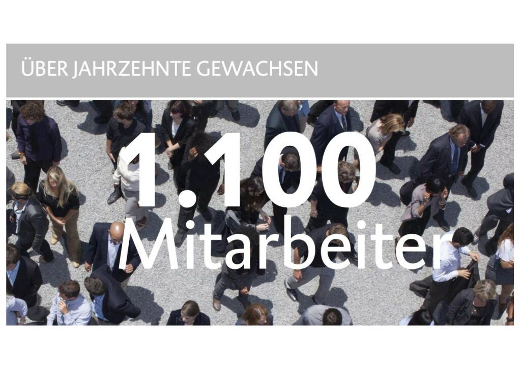 BKS - ÜBER JAHRZEHNTE GEWACHSEN 1100 Mitarbeiter (29.05.2019) 