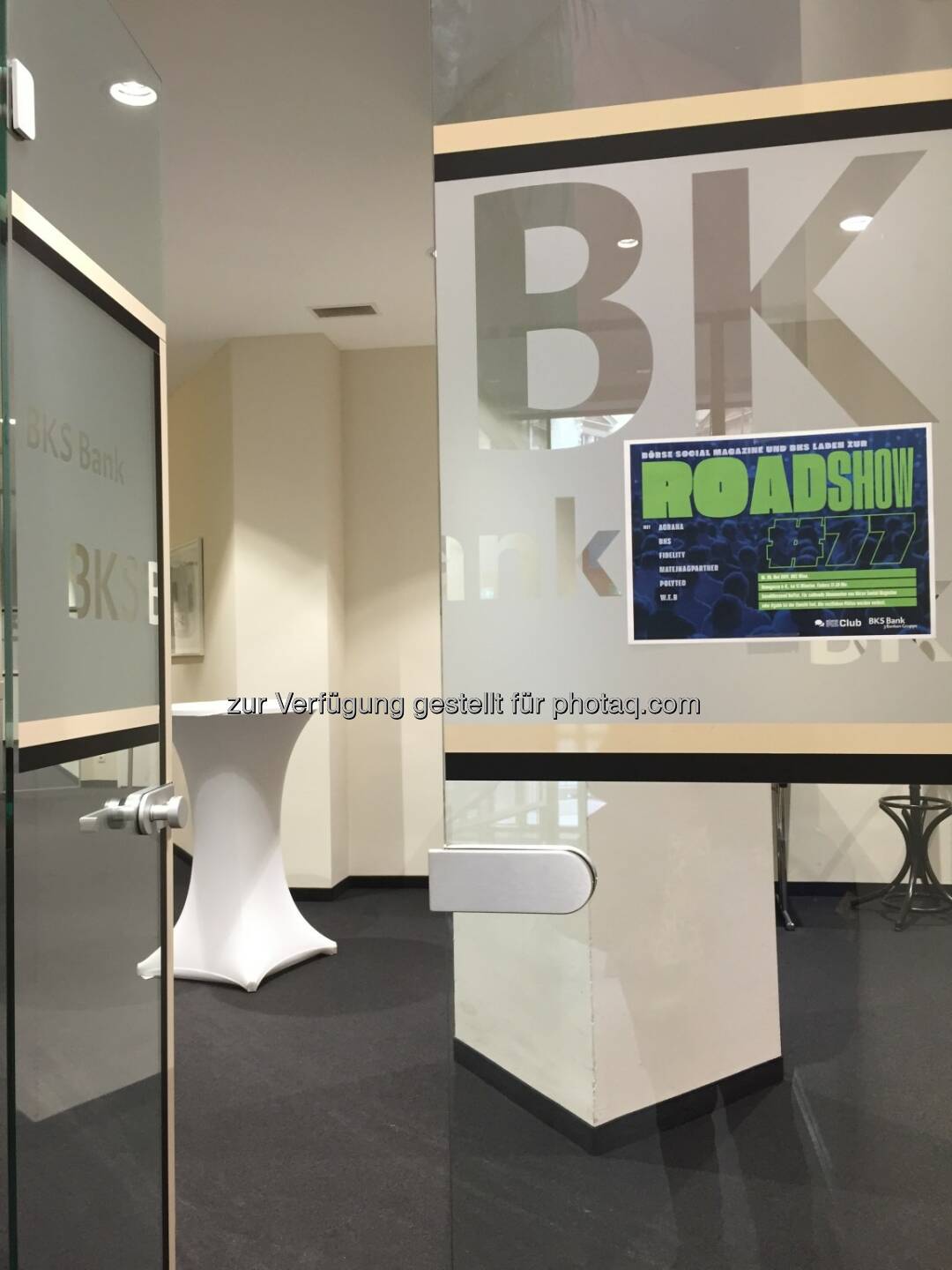 Börse-Social-Roadshow in der BKS Renngasse, 1.Bezirk, 28.5.19