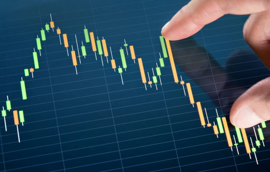 Trading, Chart Analyse, Kerze, Messen - https://de.depositphotos.com/5937633/stock-photo-touching-stock-market-chart.html, © <a href=