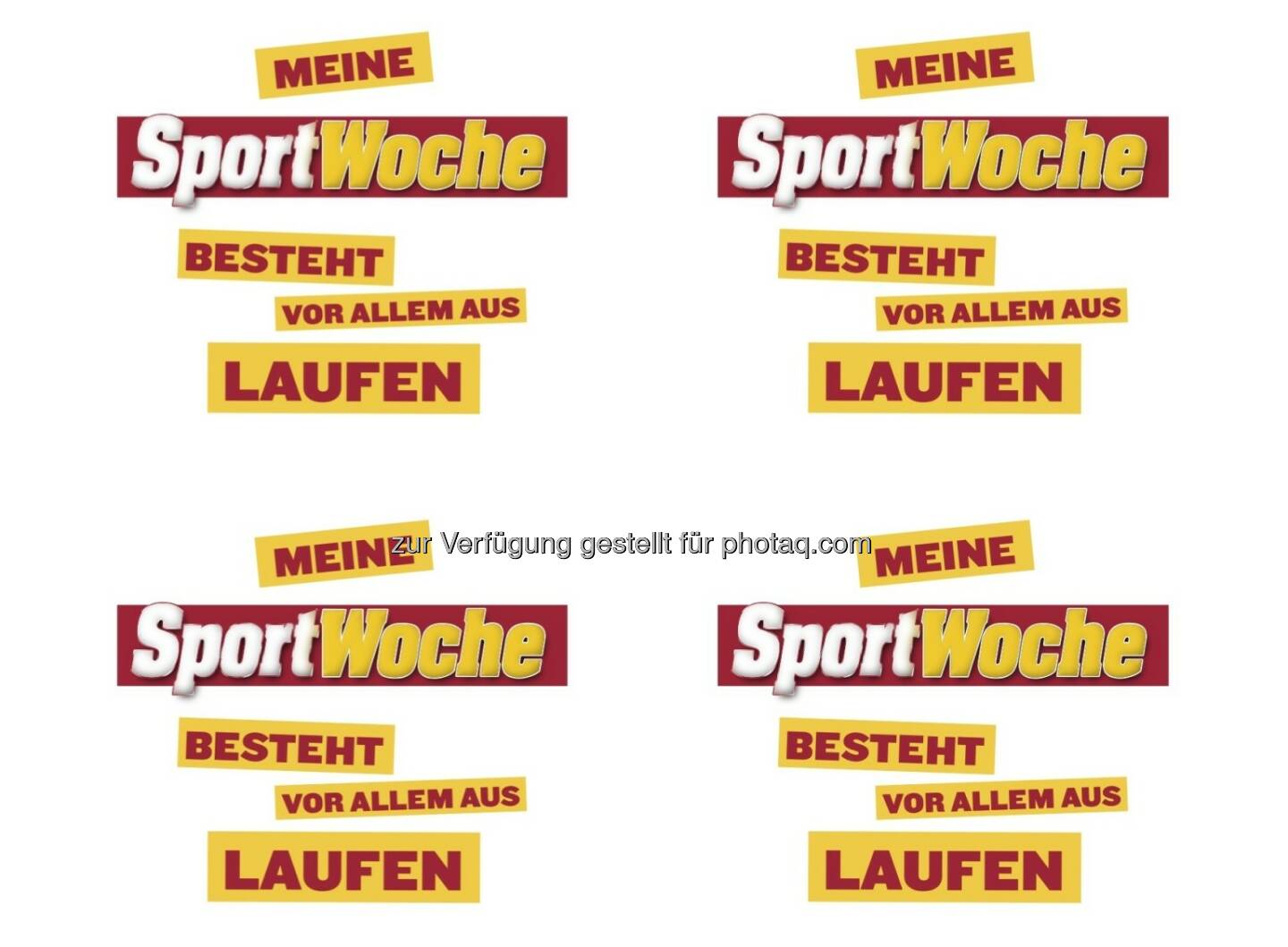 Meine Sportwoche besteht vor allem aus Laufen