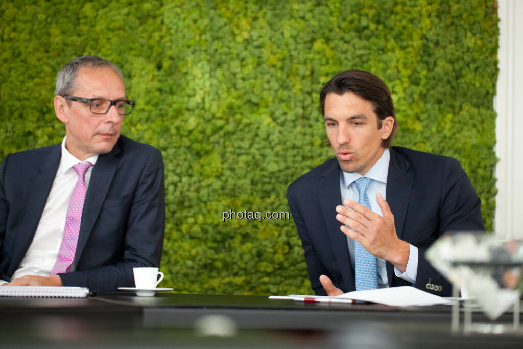 Wilhelm Celeda (Kathrein Bank), Stefan Neubauer (Kathrein Bank), © Michaela Mejta/photaq.com (18.07.2019) 