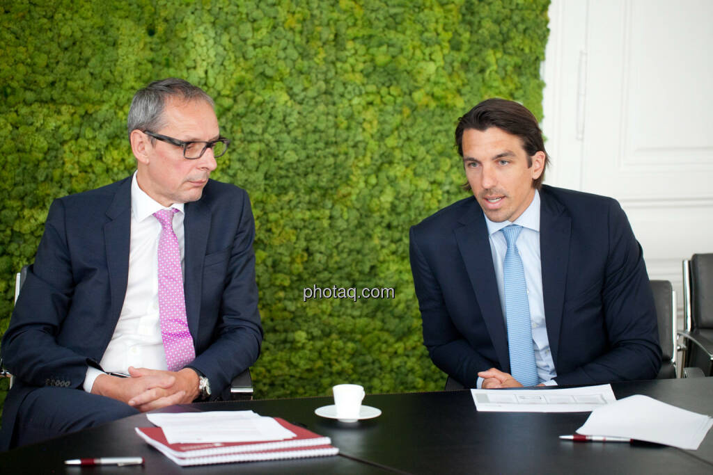 Wilhelm Celeda (Kathrein Bank), Stefan Neubauer (Kathrein Bank), © Michaela Mejta/photaq.com (18.07.2019) 