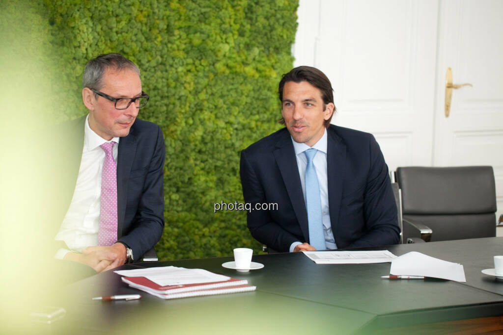 Wilhelm Celeda (Kathrein Bank), Stefan Neubauer (Kathrein Bank), © Michaela Mejta/photaq.com (18.07.2019) 