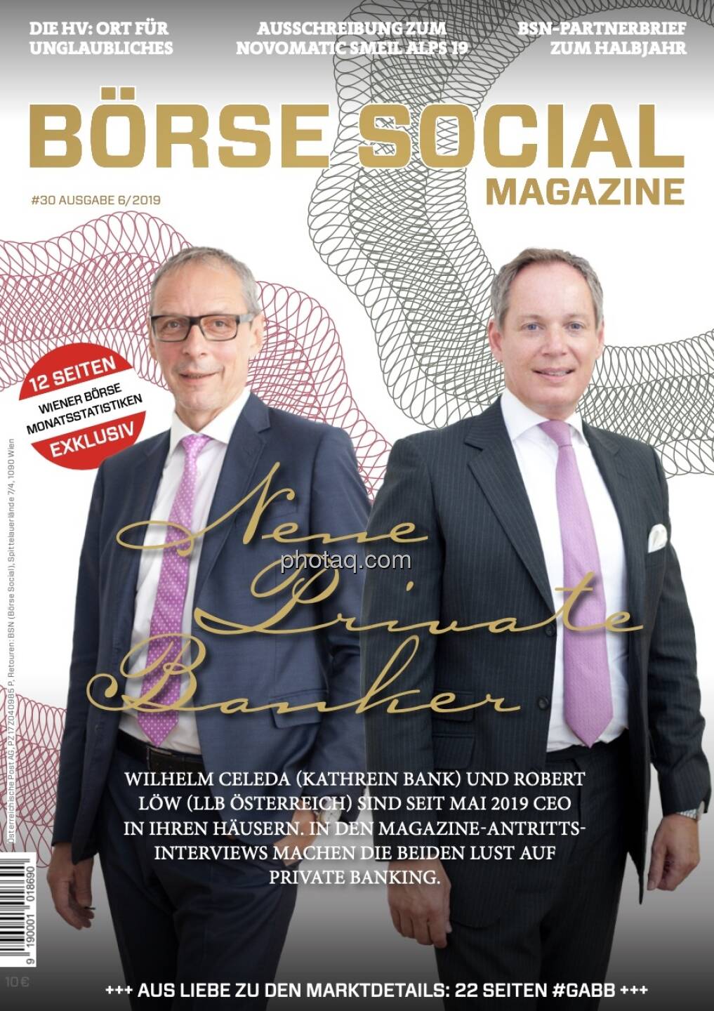 Börse Social Magazine #30 Cover, Celeda, Löw