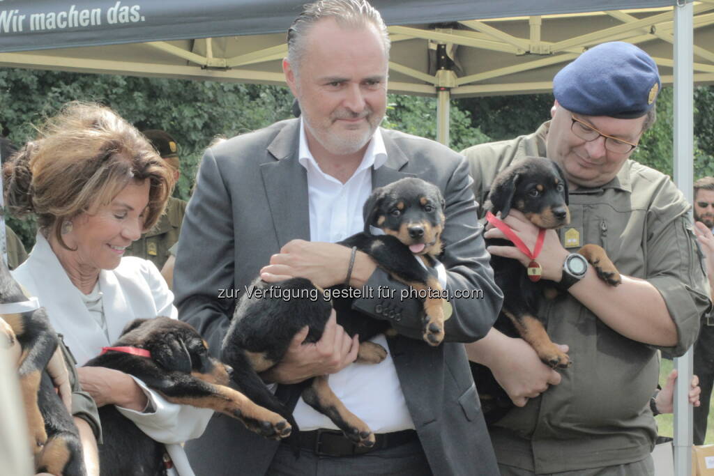 BK Bierlein, LH Doskozil, Rottweilerbuzerl, 29.7.19, Kaisersteinbruch (29.07.2019) 