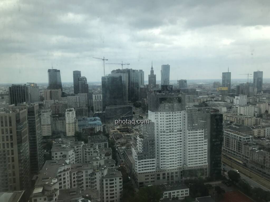 Blick aus dem Warsaw Spire Immofinanz (14.08.2019) 