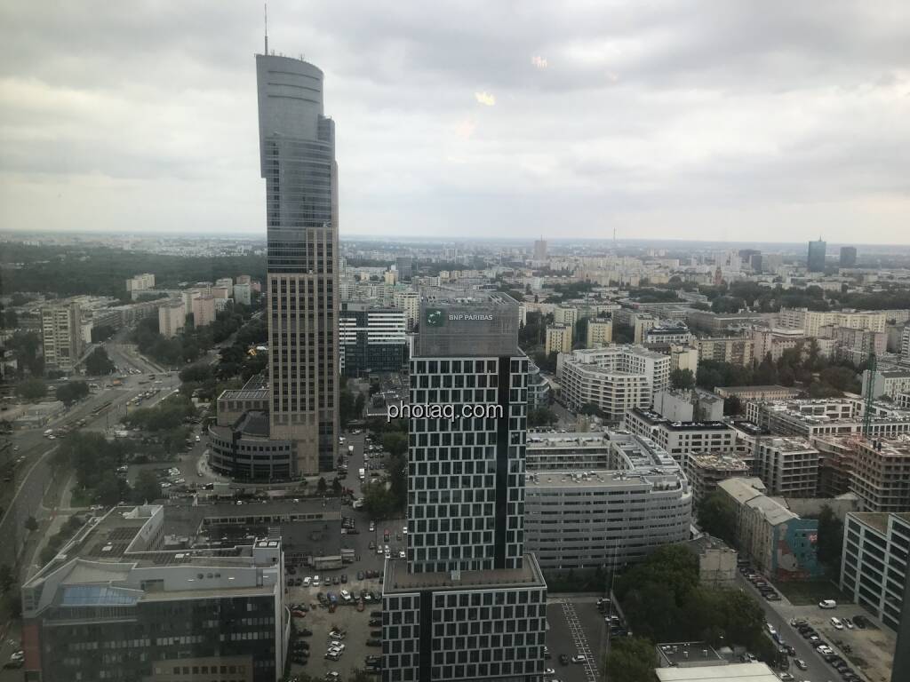 Blick aus dem Warsaw Spire Immofinanz (14.08.2019) 