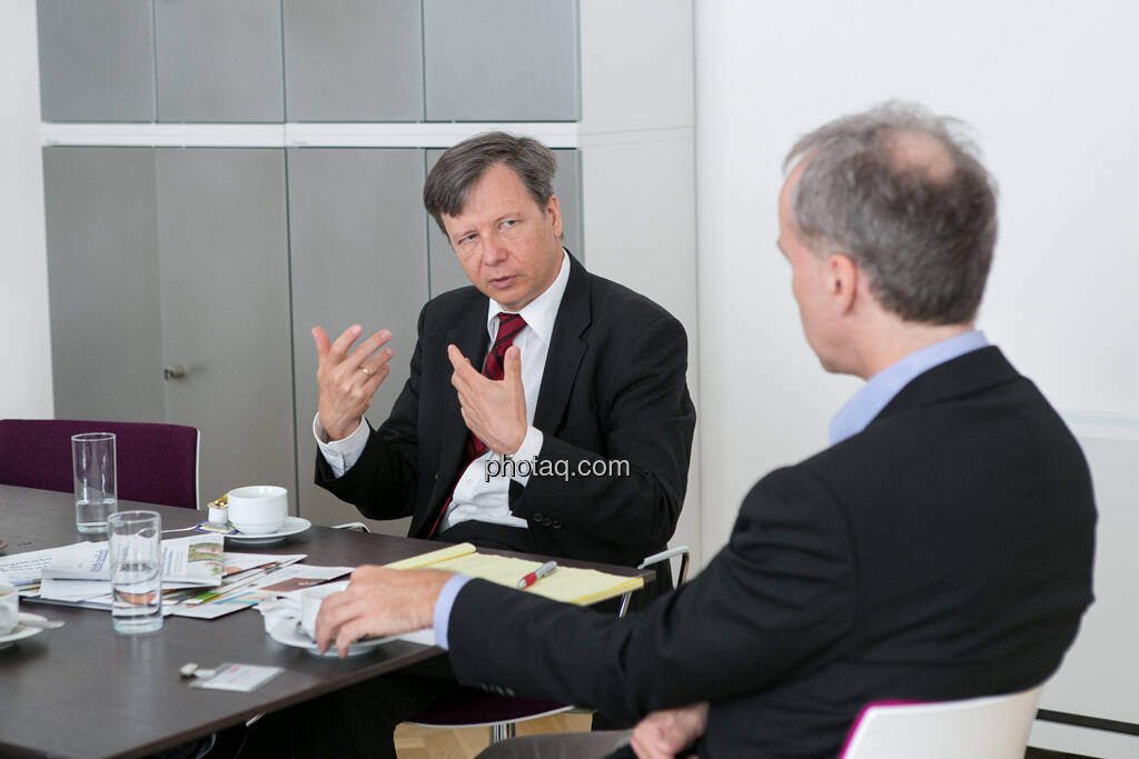 Heinrich Traumüller, Christian Drastil, © finanzmarktfoto.at/Martina Draper (01.07.2013) 