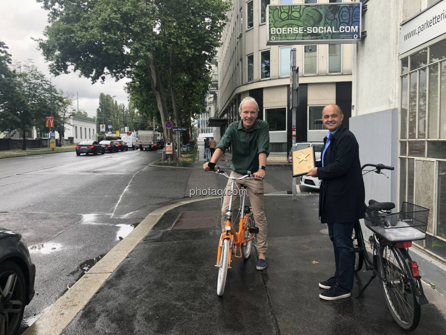 Christian Drastil (BSN), Werner Lanthaler (Evotec)