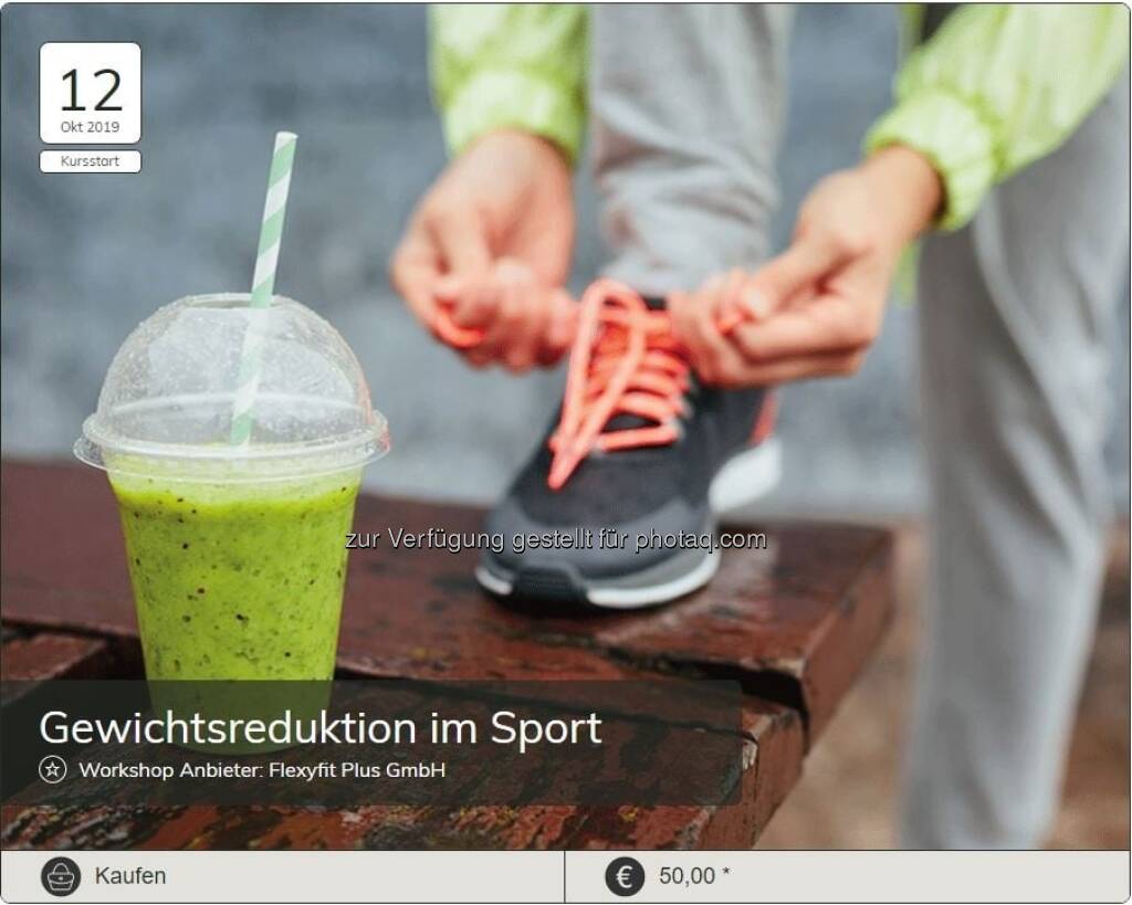 Workshop zum Thema Gewichtsreduktion im Sport (19.09.2019) 