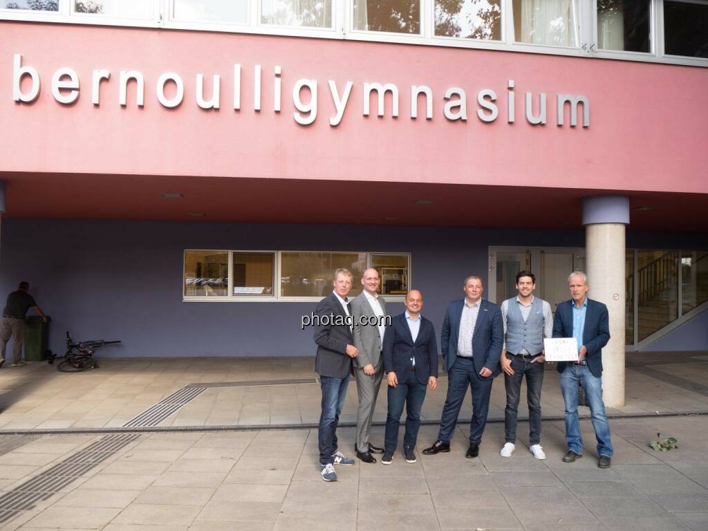 Friedrich Wachernig (S Immo), Hans Lang (Kapsch TrafficCom), Werner Lanthaler (Evotec), Hannes Roither (Palfinger), Franz Klager (Strabag), Christian Drastil (BSN) (01.10.2019) 