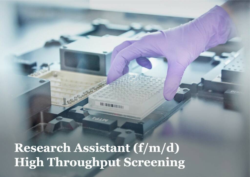 Evotec - Research Assistant (f/m/d) High Throughput Screening (01.10.2019) 
