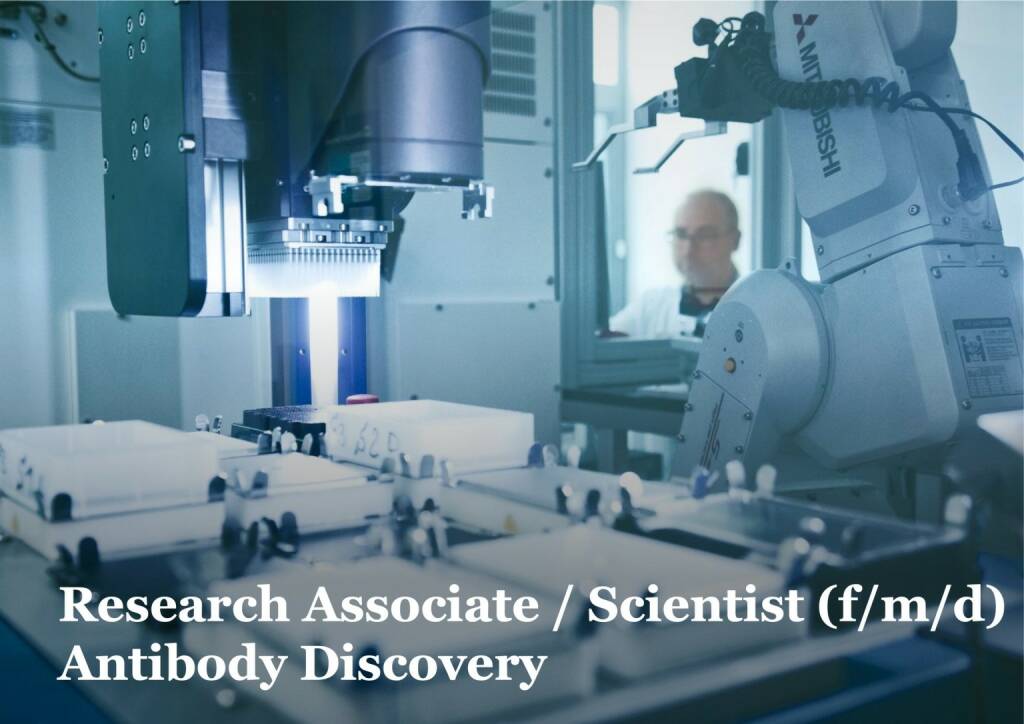 Evotec - Research Associate / Scientist (f/m/d) Antibody Discovery (01.10.2019) 