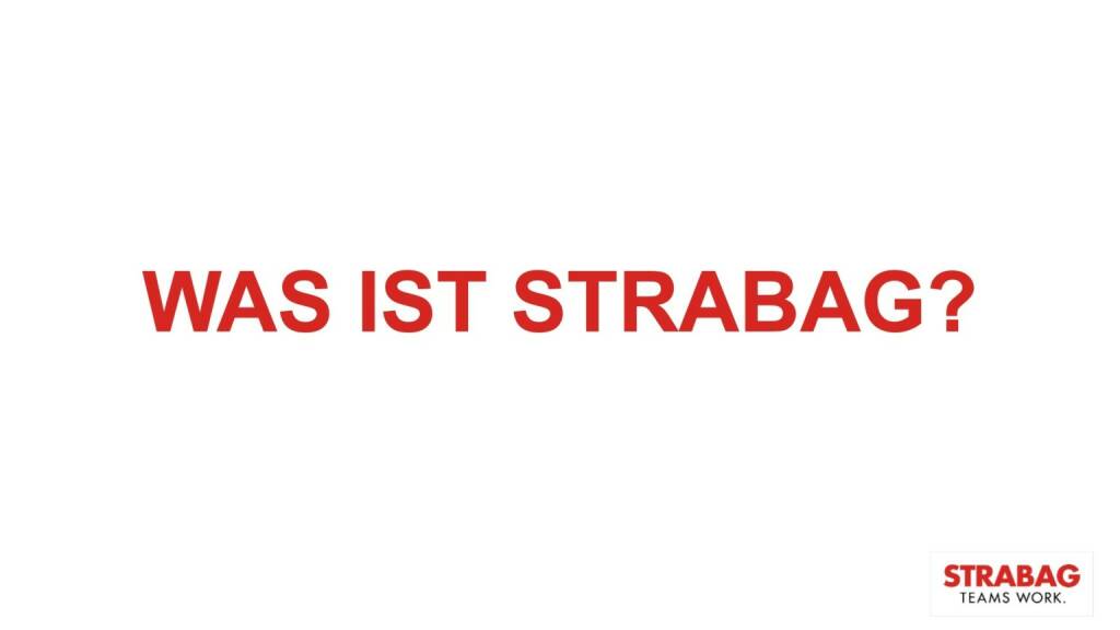 Strabag - Was ist Strabag? (01.10.2019) 