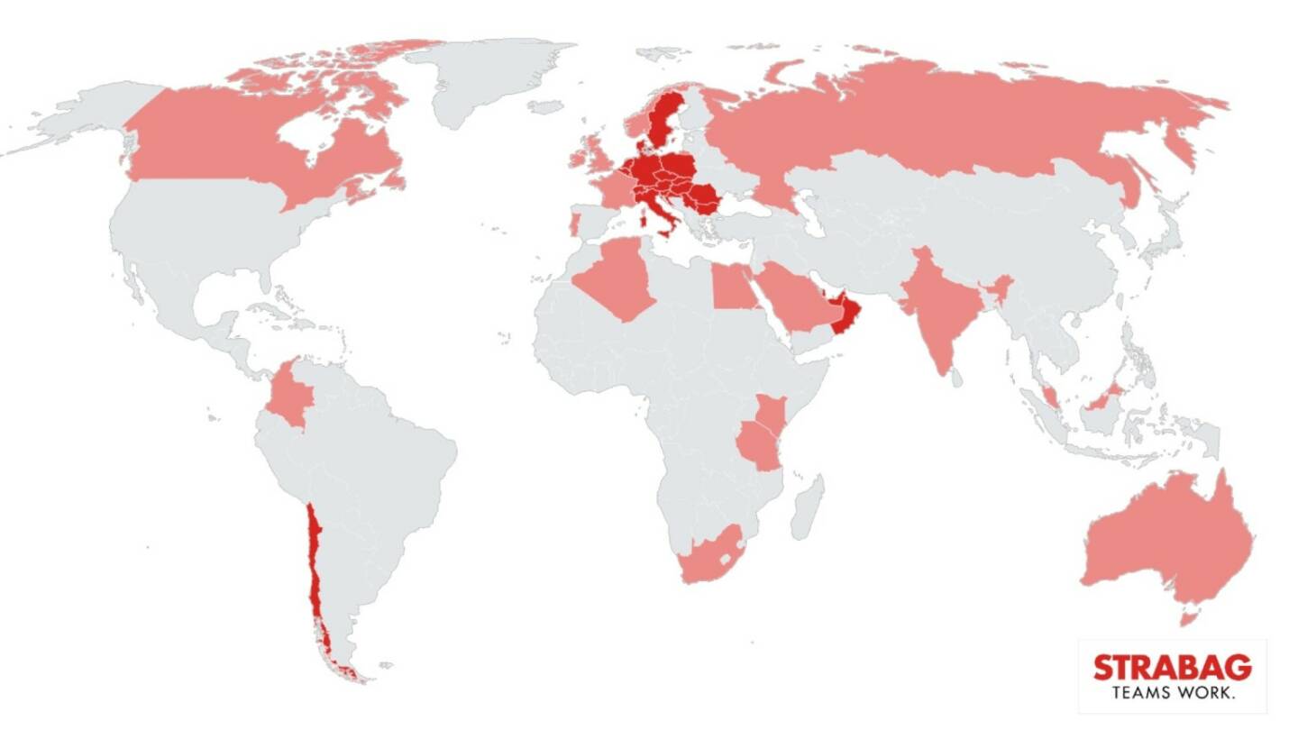 Strabag - weltweit