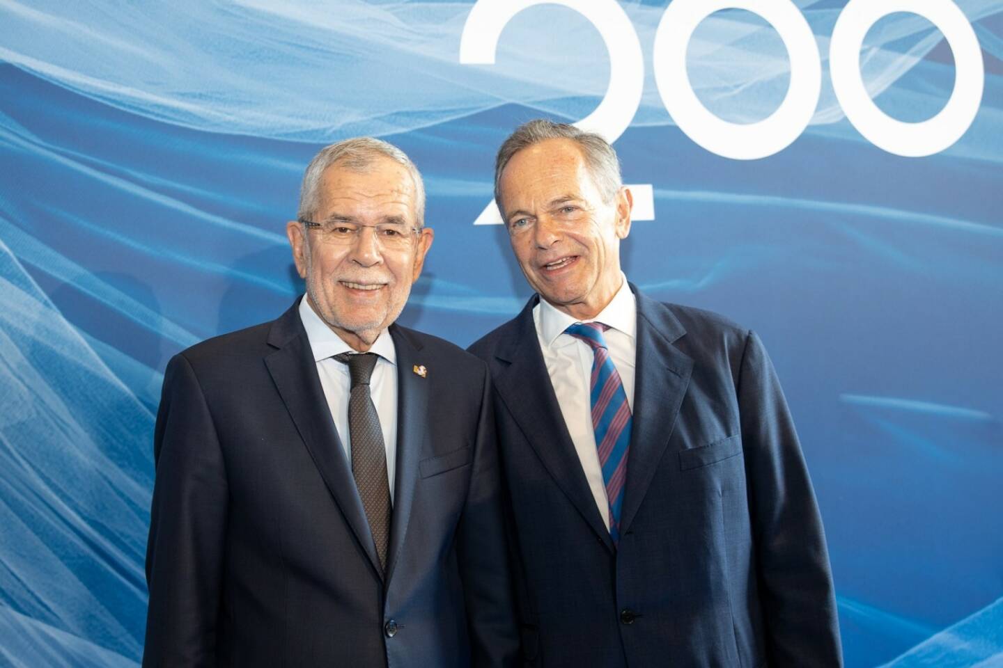 Erste Group 200 Jahr-Feier im Musikverein, Bundespräsident Alexander Van der Bellen, Erste-CEO Andreas Treichl ©Daniel Hinterramskogler