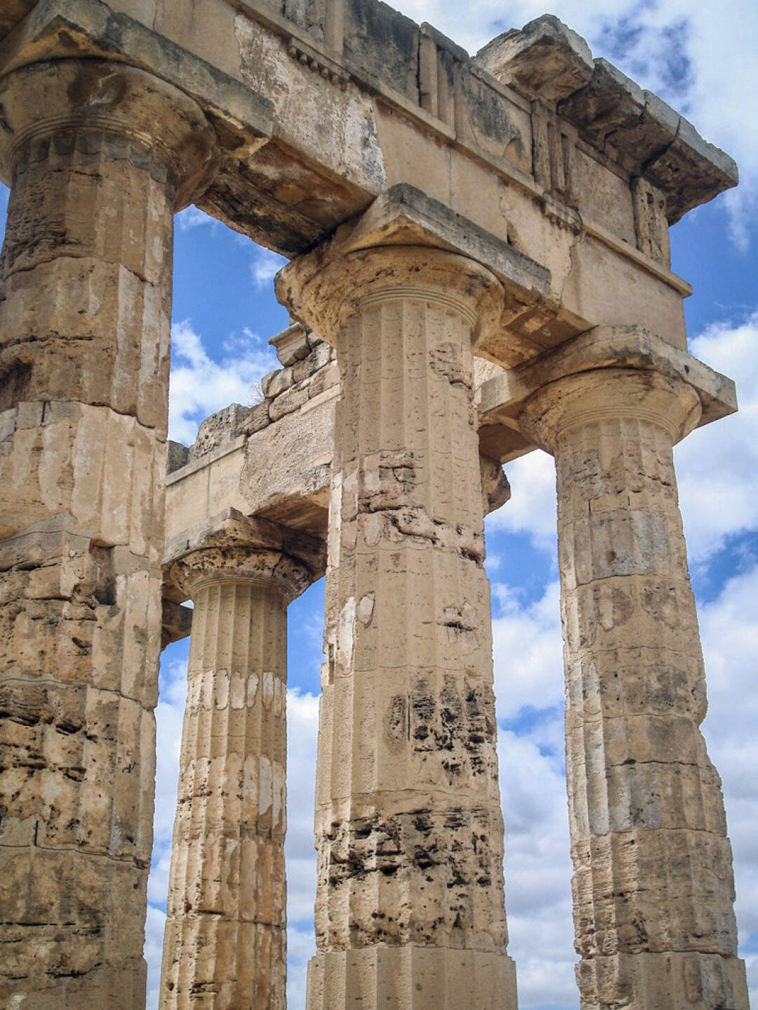 griechischer Tempel, Sizilien, Säulen