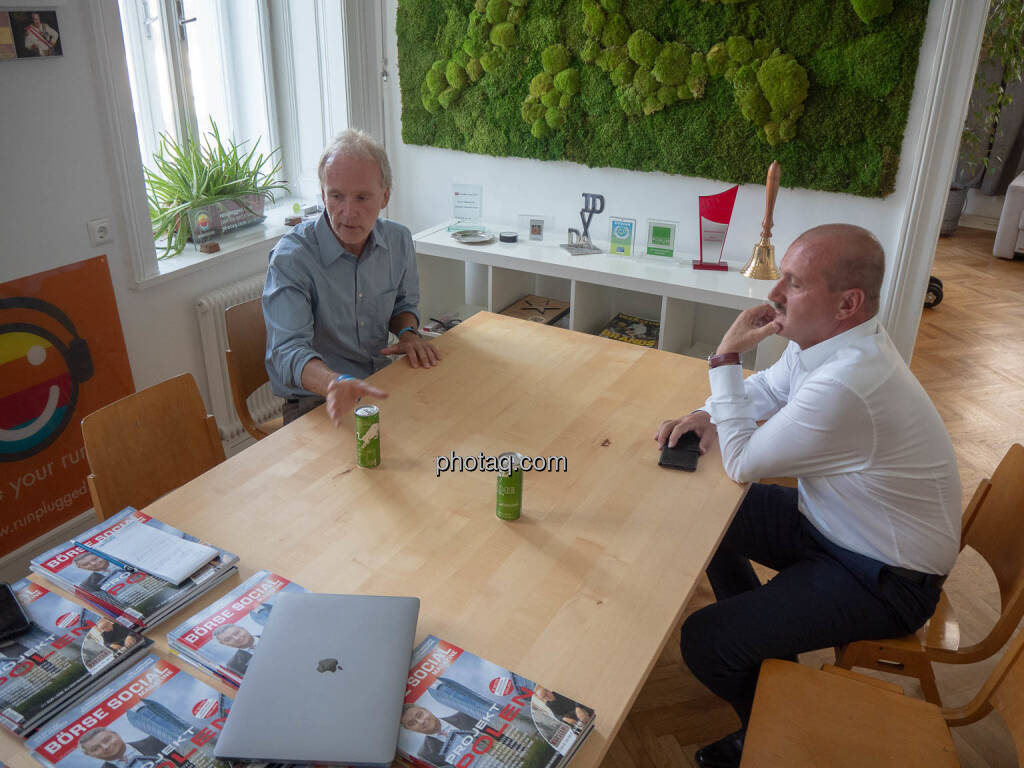 Christian Drastil (BSN), Alois Wögerbauer (3 Banken-Generali), © photaq.com (24.10.2019) 