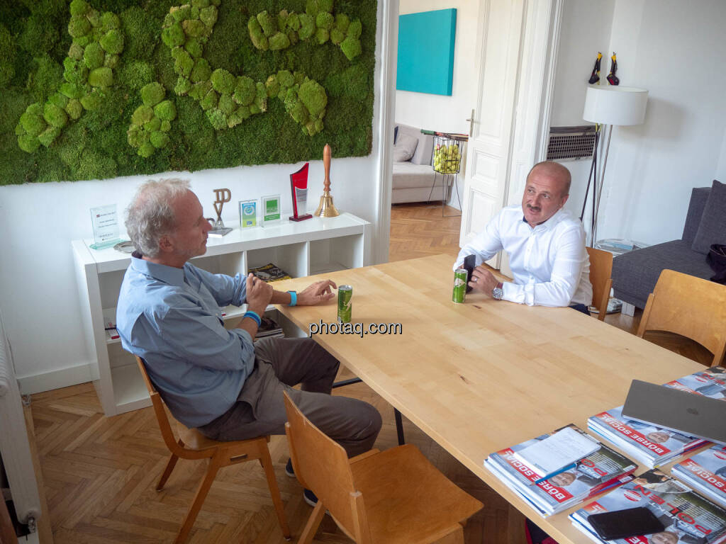 Christian Drastil (BSN), Alois Wögerbauer (3 Banken-Generali), © photaq.com (24.10.2019) 