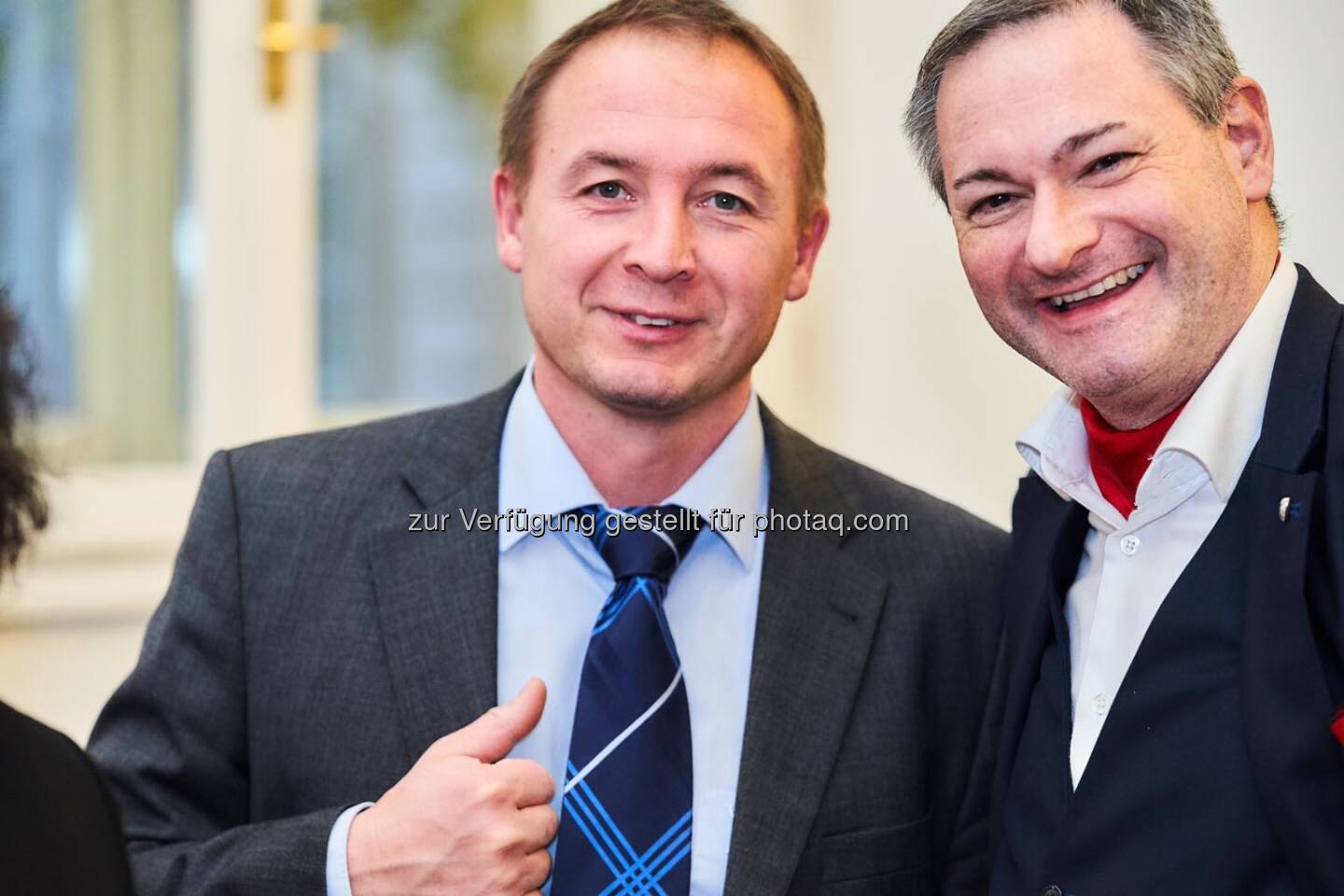 Eduard Bretthauer (Rosinger Group), Jochen Ressel (Senat der Wirtschaft) 