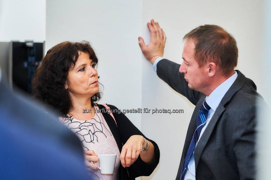 Maria Bara (Family Office), Eduard Bretthauer (Rosinger Group), © FotoLois.com / Alois Spandl (24.10.2019) 