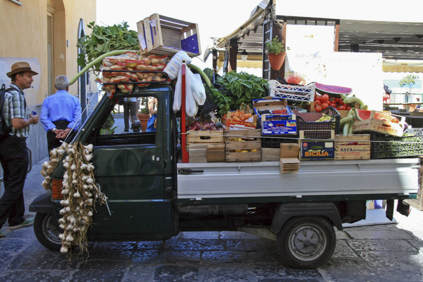 fahrender Gemüsehändler, Sizilien