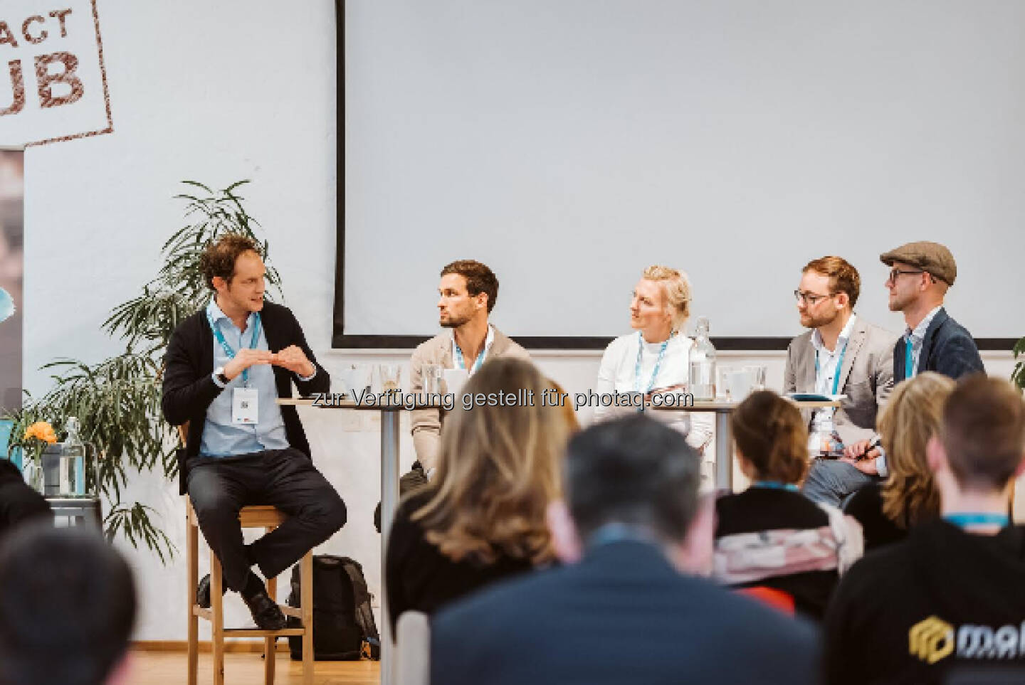 Cyril Gouiffes (European Investment Fund), Johannes Weber (Ananda Impact Ventures), Christin ter Braak-Forstinger (Chi Impact Capital), Patrick Ruf (BonVenture), Petr Vitek (Tilia Impact Ventures)