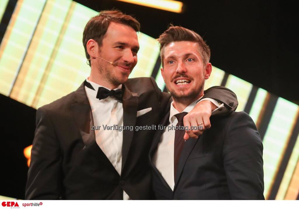 Felix Neureuther und Marcel Hirscher. Photo: GEPA pictures/ Christian Walgram (07.11.2019) 