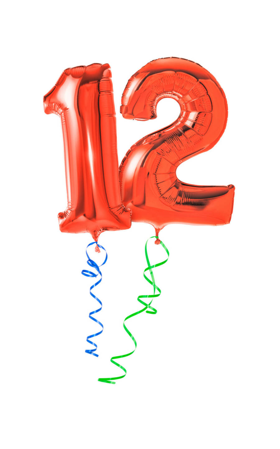 zwölf - 12 - https://de.depositphotos.com/58438111/stock-photo-red-balloons-with-ribbon.html
