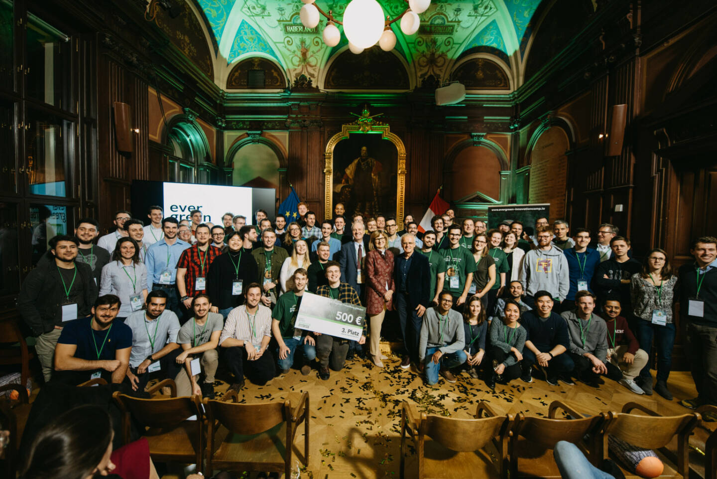 The Blue Minds Company: Evergreen Innovation Camp: 48-Stunden Hackathon an der BOKU Wien brachte neue Lösungsansätze für die Nachverfolgung von Holz; Über 70 teilnehmende Studierende und Young Professionals aus insgesamt 18 Universitäten und Fachhochschulen aus 3 Ländern; Fotocredit:©www.goldenhour.pictures