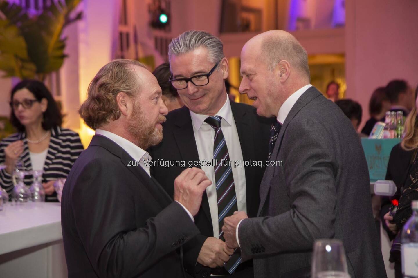 Georg Panholzer (VGN), Manfred Nosek (bankdirekt.at) und Andreas Weber (Chefredakteur trend)