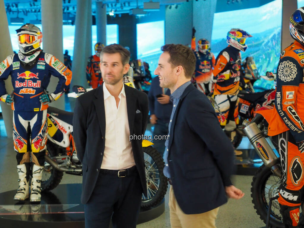 Stefan Rathausky, René Esterbauer KTM Motohall in Mattighofen (14.12.2019) 